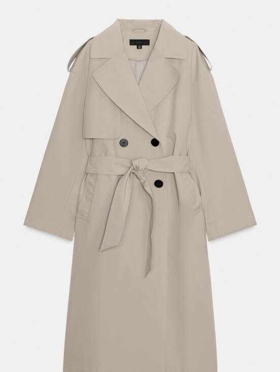 Zara Jackets & Blazers - Zara Water-Repellent Belted Trench Coat | Windbreaker Sz:S